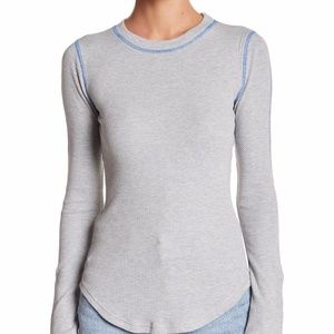 Zip To It Thermal Tee Free People